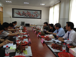 ICUE Delegation visit Qinzhou High Schoo;, June 2012